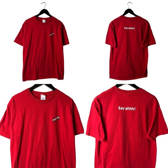 Dr McGillicuddy's Cherry Schnapps T Shirt Vintage Y2K Red Medium M Graphic Tee - Picture 1 of 16
